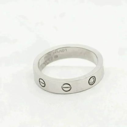[Regal Jewels]LOVE RING 4MM 1 DIAMOND SILVER