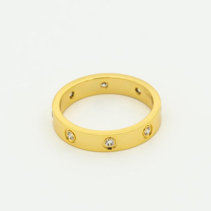 [Regal Jewels]LOVE RING 3.6MM 8 DIAMONDS