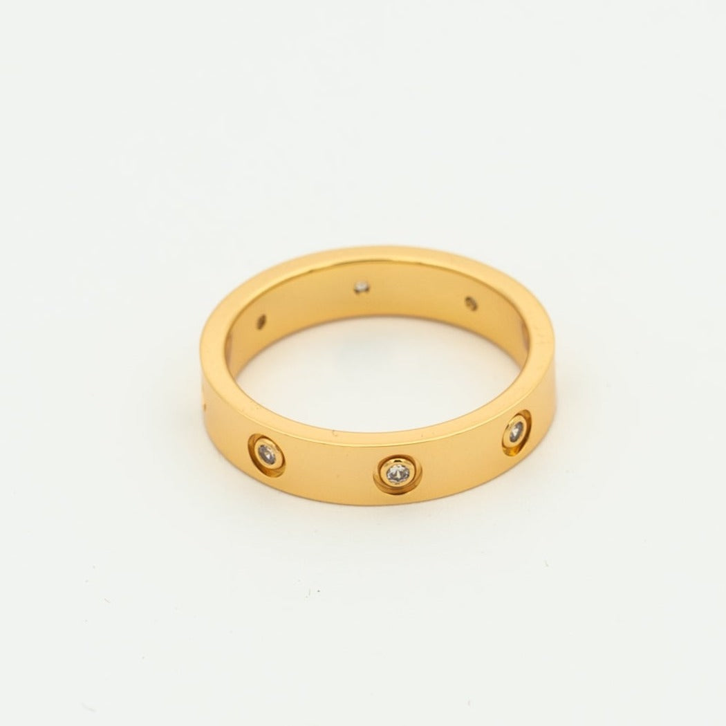 [Regal Jewels]LOVE RING 3.6MM 8 DIAMONDS