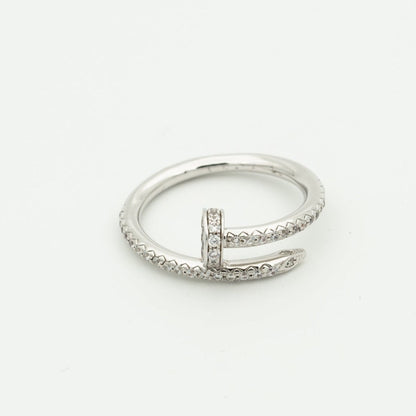 [Regal Jewels]JUSTE RING 1.8MM SILVER DIAMONDS