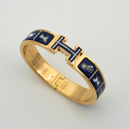 [Regal Jewels]H BRACELET BLUE CERAMIC