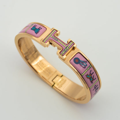 [Regal Jewels]H PINK GOLD BRACELET PINK CERAMIC