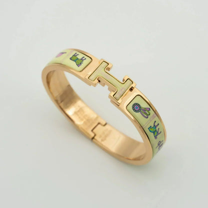 [Regal Jewels]H PINK GOLD BRACELET CREAM CERAMIC