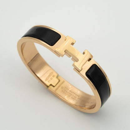 [Regal Jewels]H BLACK BRACELET