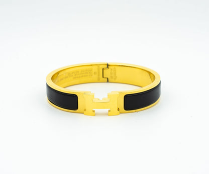 [Regal Jewels]H BLACK BRACELET