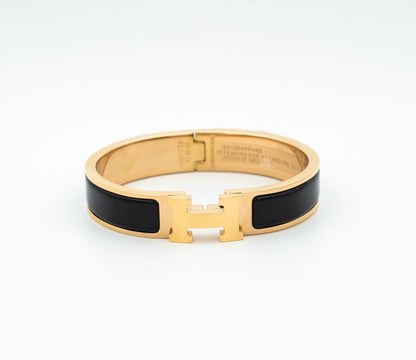 [Regal Jewels]H BLACK BRACELET