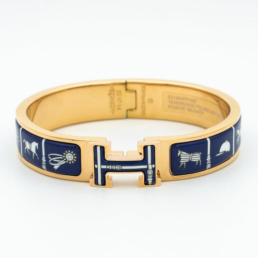 [Regal Jewels]H BRACELET BLUE CERAMIC