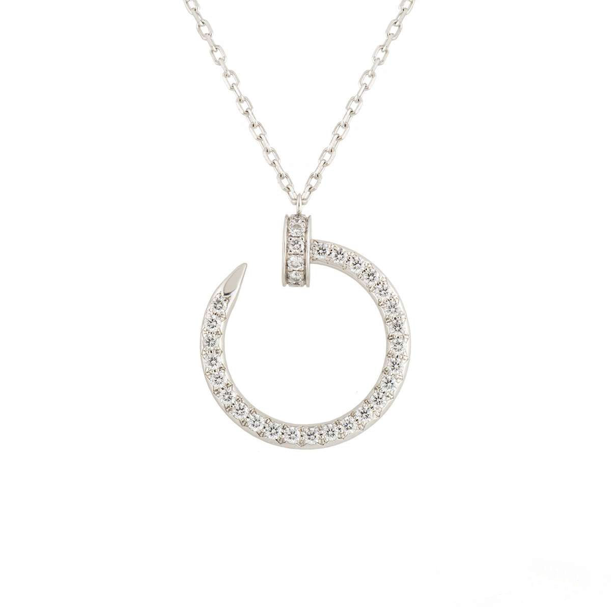 [Regal Jewels]JUSTE NECKLACE SILVER DIAMONDS