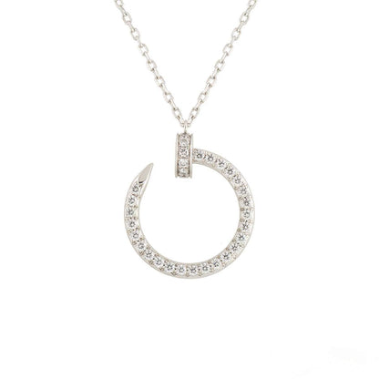 [Regal Jewels]JUSTE NECKLACE SILVER DIAMONDS