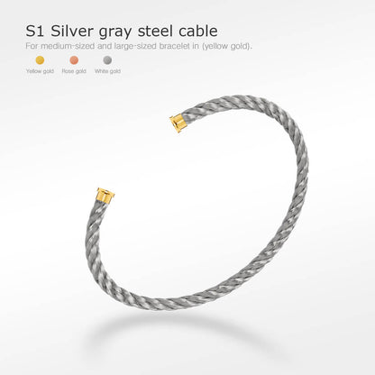 [Regal Jewels]FORCE SERIES BRACELET CABLES 50 CHOICES (DIY SELECTION)