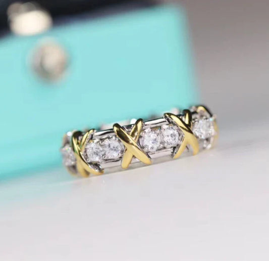 [Regal Jewels]Classic Gold Diamond Ring