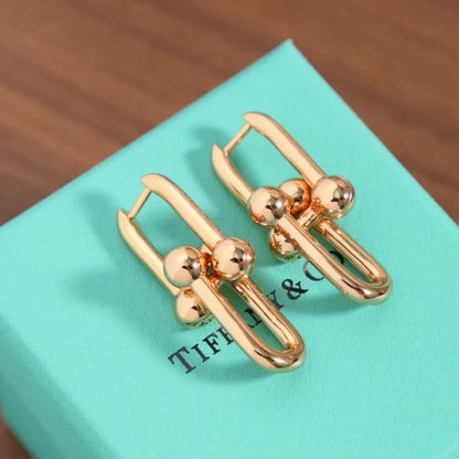 [Regal Jewels]TF HORSESHOE BUCKLE EARRINGS