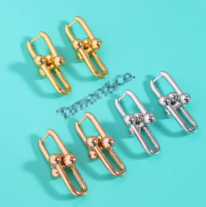 [Regal Jewels]TF HORSESHOE BUCKLE EARRINGS