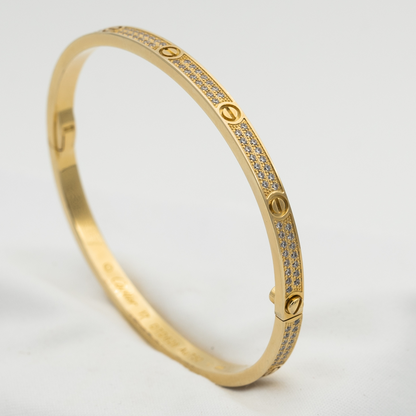 [Regal Jewels]LOVE BRACELET 3.65MM DIAMOND-PAVED