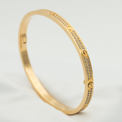 [Regal Jewels]LOVE BRACELET 3.65MM DIAMOND-PAVED