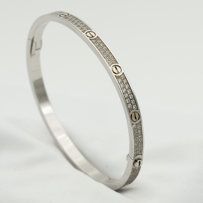 [Regal Jewels]LOVE BRACELET 3.65MM DIAMOND-PAVED
