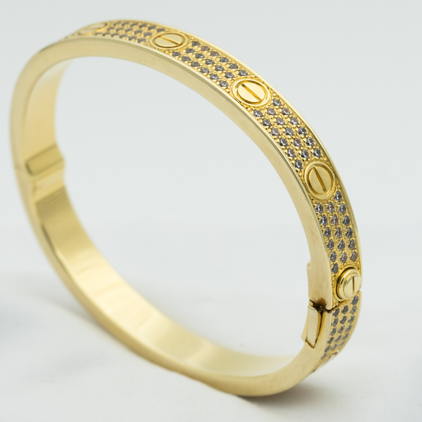 [Regal Jewels]LOVE BRACELET 6.1MM DIAMOND-PAVED
