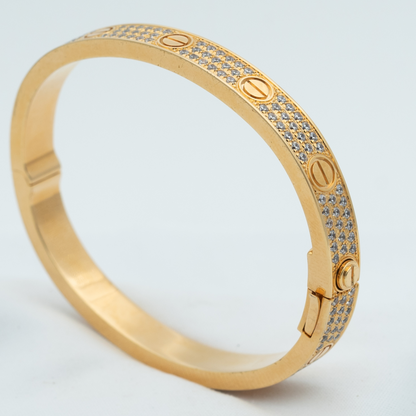 [Regal Jewels]LOVE BRACELET 6.1MM DIAMOND-PAVED