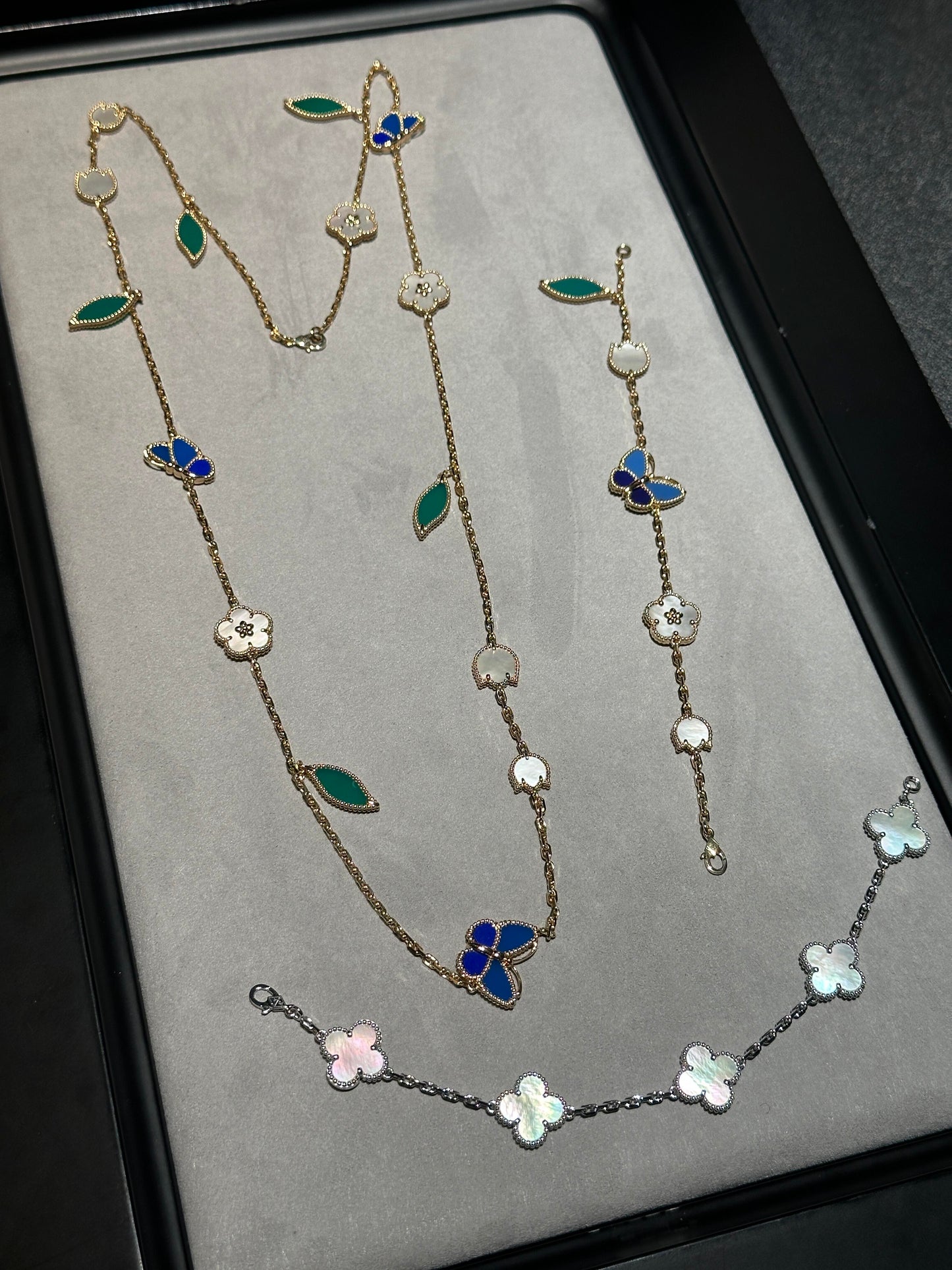 [Regal Jewels]26 NEW CLOVER 15 MOTIFS LUCKY NECKLACE