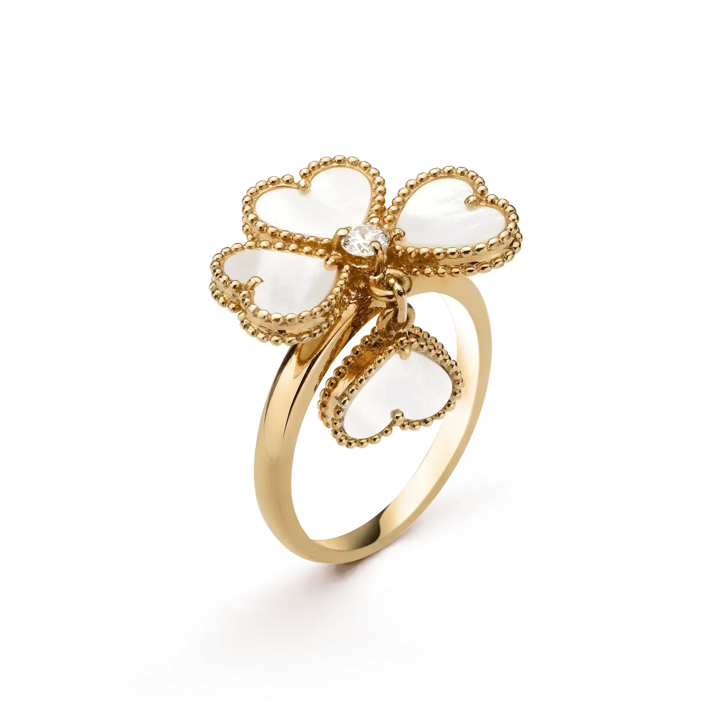 [Regal Jewels]SWEET CLOVER WHITE MOP RING