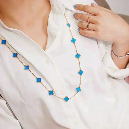 [Regal Jewels]CLOVER 20 MOTIFS TURQUOISE GOLD