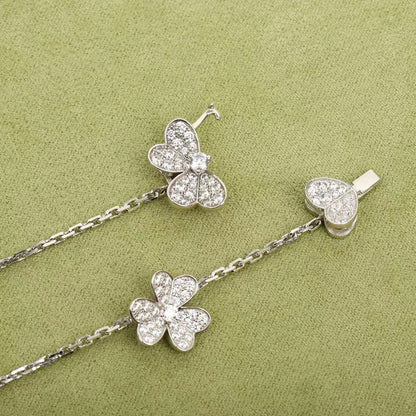 [Regal Jewels]FRIVOLE SILVER 9 FLOWERS NECKLACE