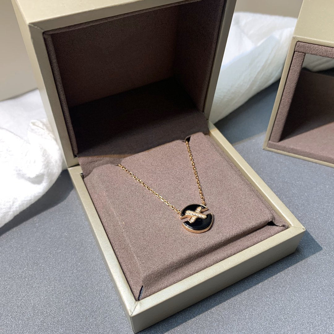 [Regal Jewels]JEUX DE PINK GOLD DIAMOND NECKLACE