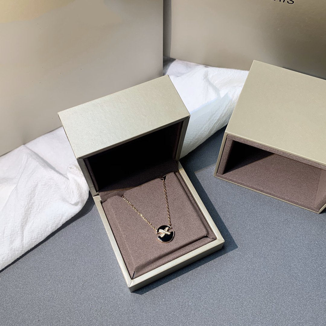 [Regal Jewels]JEUX DE PINK GOLD DIAMOND NECKLACE