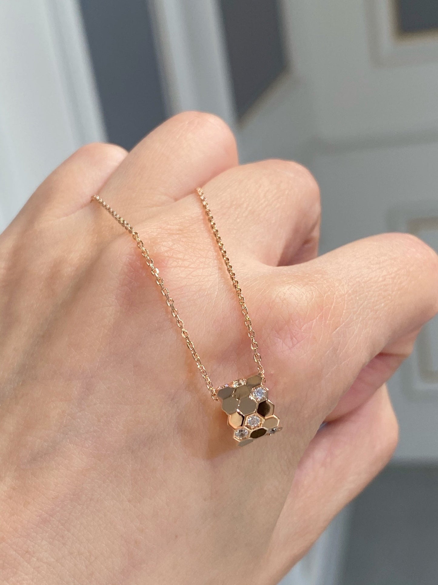 [Regal Jewels]BEE LOVE DIAMOND NECKLACE