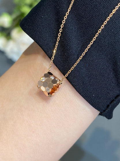 [Regal Jewels]BEE LOVE DIAMOND NECKLACE