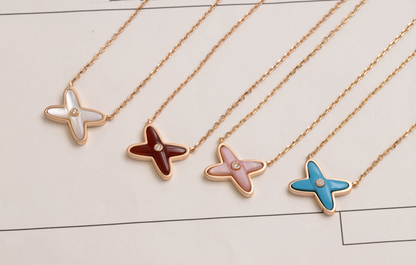 [Regal Jewels]JEUX DE NECKLACE 1 DIAMOND