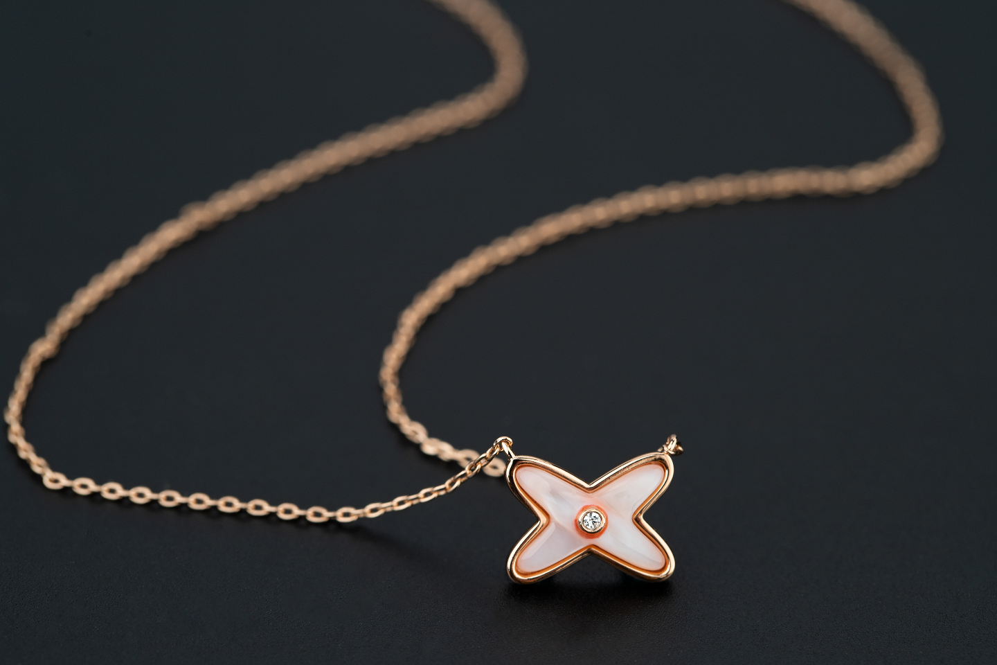 [Regal Jewels]JEUX DE NECKLACE 1 DIAMOND
