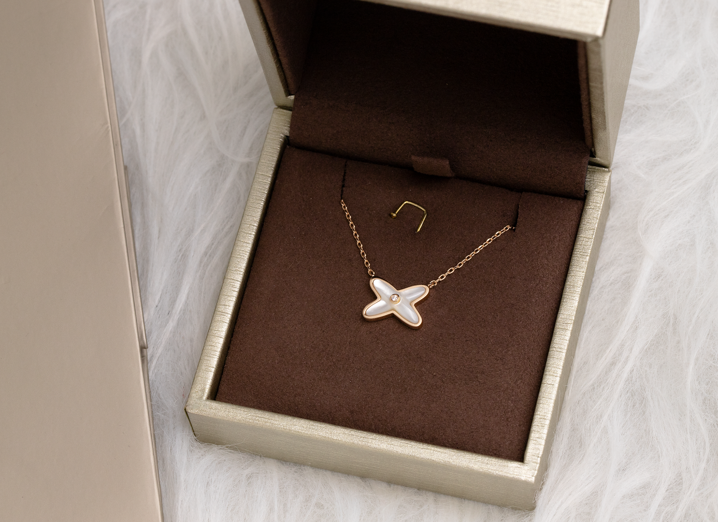[Regal Jewels]JEUX DE NECKLACE 1 DIAMOND