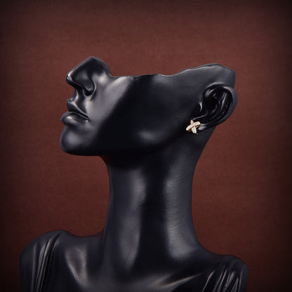 [Regal Jewels]JEUX DE GOLD DIAMOND EARRINGS