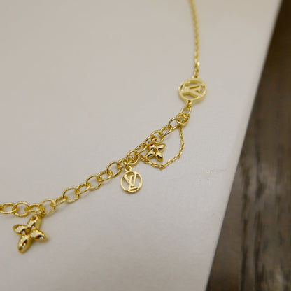 [Regal Jewels]BLOOMING SUPPLE NECKLACE BRASS