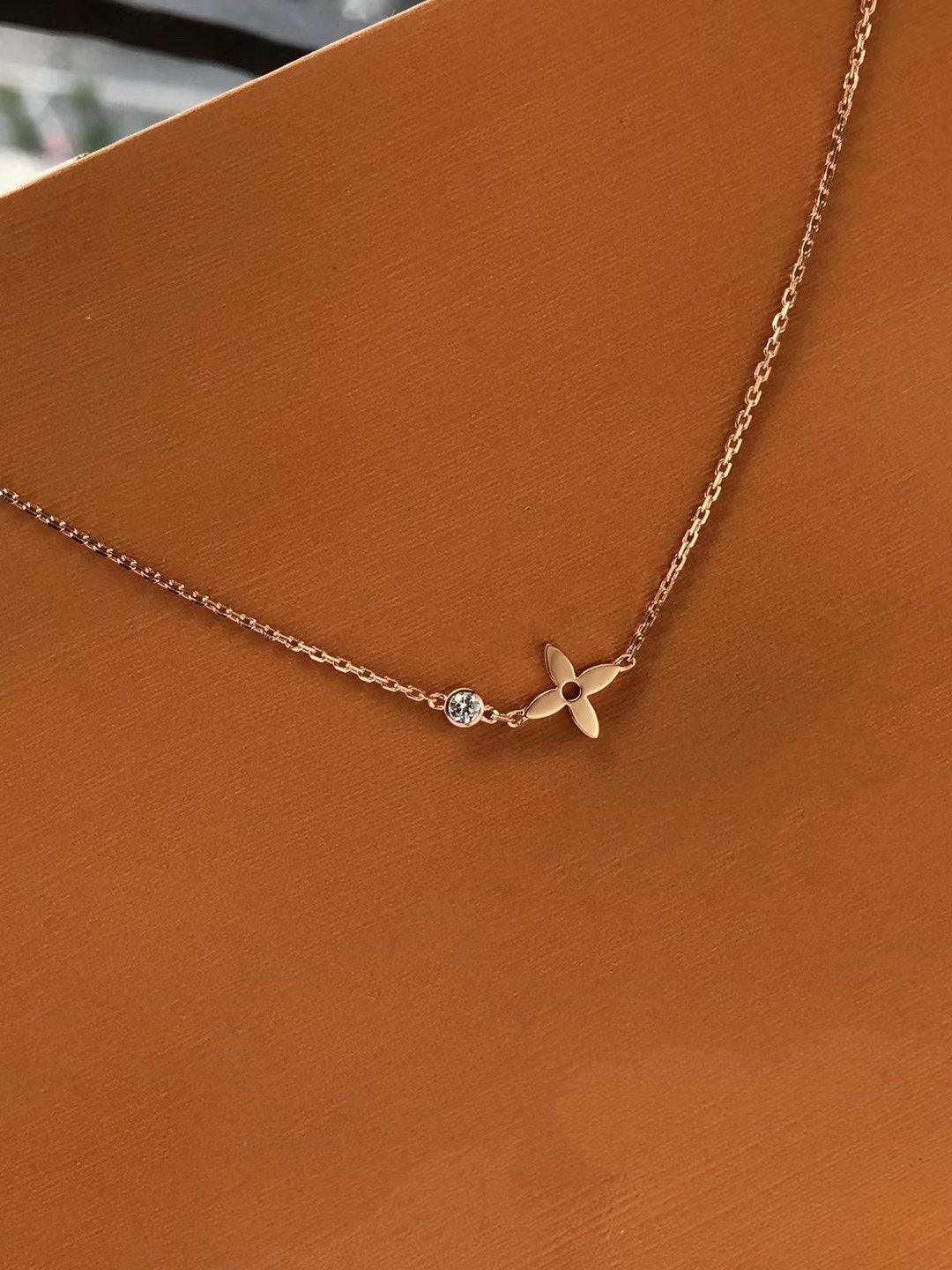 [Regal Jewels]BLOSSOM PENDANT PINK GOLD AND DIAMOND