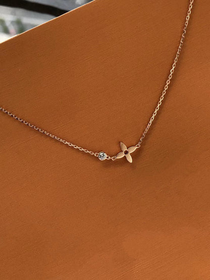 [Regal Jewels]BLOSSOM PENDANT PINK GOLD AND DIAMOND