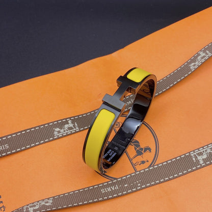 [Regal Jewels]CLIC HM SO BLACK YELLOW BRACELET