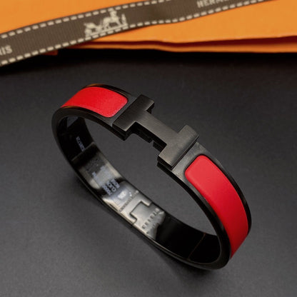 [Regal Jewels]CLIC HM SO BLACK RED BRACELET