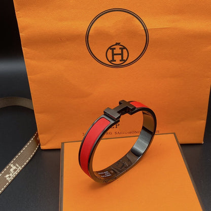 [Regal Jewels]CLIC HM SO BLACK RED BRACELET