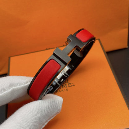[Regal Jewels]CLIC HM SO BLACK RED BRACELET