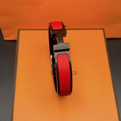 [Regal Jewels]CLIC HM SO BLACK RED BRACELET
