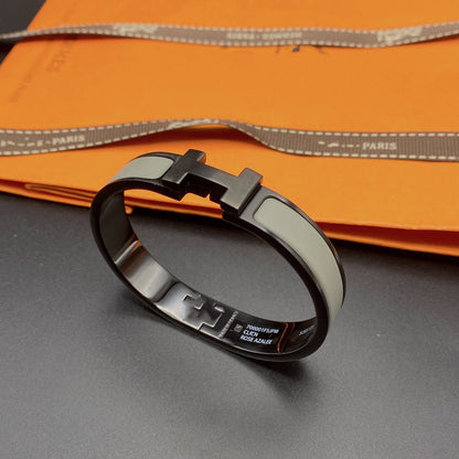 [Regal Jewels]CLIC HM SO BLACK GREY BRACELET