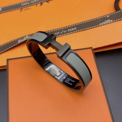 [Regal Jewels]CLIC HM SO BLACK GREY BRACELET