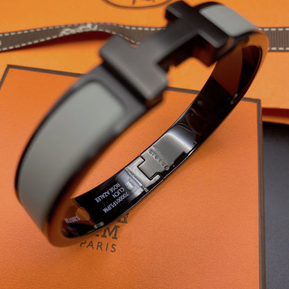 [Regal Jewels]CLIC HM SO BLACK GREY BRACELET