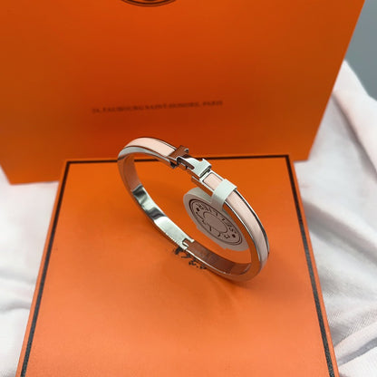 [Regal Jewels]CLASSIC HM CLIC  PINK 8MM ENAMEL BRACELET