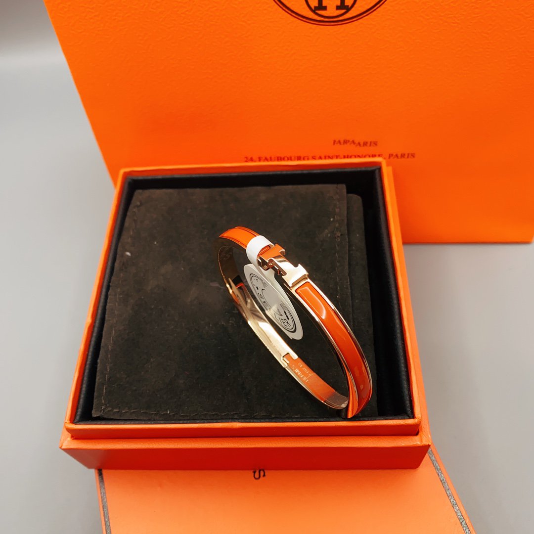 [Regal Jewels]CLASSIC HM CLIC RED 8MM ENAMEL BRACELET
