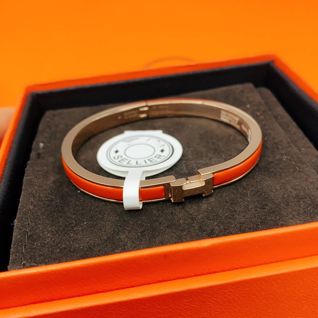 [Regal Jewels]CLASSIC HM CLIC RED 8MM ENAMEL BRACELET