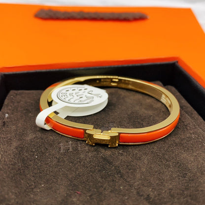 [Regal Jewels]CLASSIC HM CLIC RED 8MM ENAMEL BRACELET
