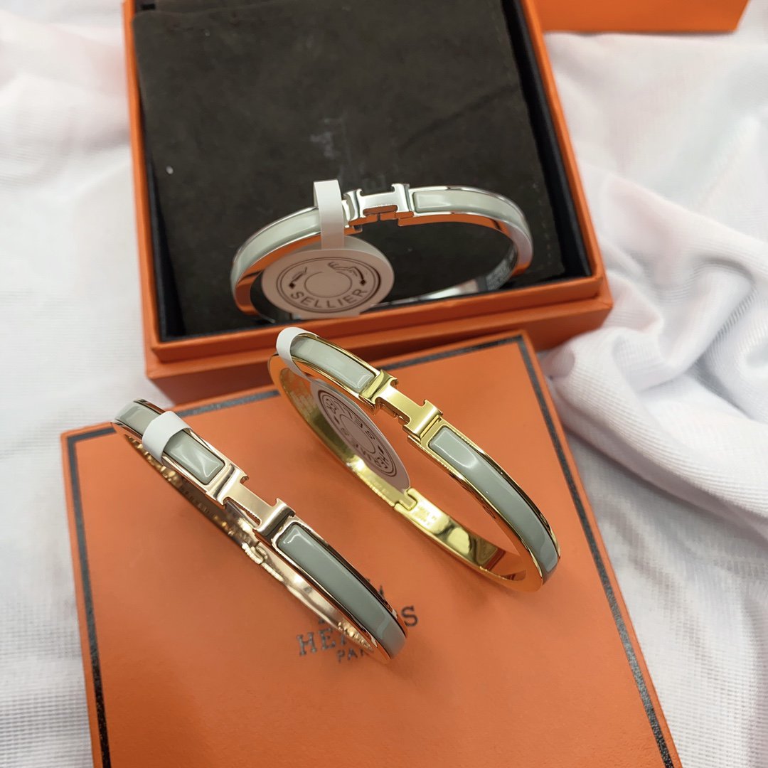 [Regal Jewels]CLASSIC HM CLIC GREEN 8MM ENAMEL BRACELET